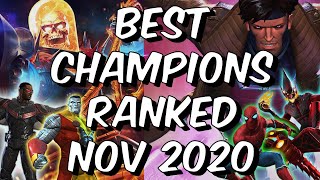 Best Champions Ranked November 2020  Seatins Tier List  Marvel Contest of Champions [upl. by Attenyt870]