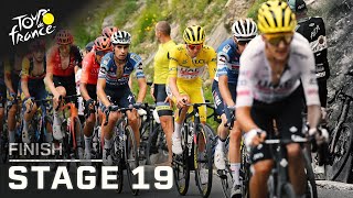 Highlights 2024 Tour de France Stage 19 finish  Cycling on NBC Sports [upl. by Trevorr]