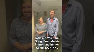 Natascha und Simeon von eigenArt zum neuen Song quotFreunde für immer und immerquot mit DONIKKL shorts [upl. by Petronia]