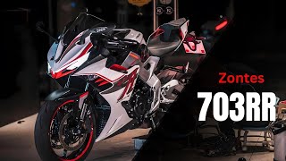 EICMA PREVIEW  ZONTES 703 RR UNEXPECTEDLY A BEAST Coming in India [upl. by Llerrej]