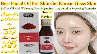 Hemani Saffron Oil Review  Zafran Ke Kaide  Saffron Face Glowing Oil Face Massage Oil Zafran Oil [upl. by Jordon836]