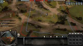 Coh 2 Wikinger Mod PvP 71  1v1  US Artillery vs Volksgrenadier [upl. by Ydnolem148]