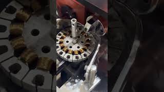 14 slot stator winding fully automatic cnc celing fan winding machine Kisan engineering kij 200 [upl. by Jowett]