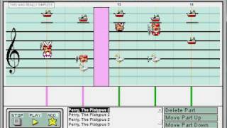 Perry The Platypus  Phineas And Ferb Mario Paint [upl. by Savill]