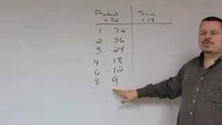 Easy Trinomial Factoring  Pt 2  Finding 2 Numbers Easily [upl. by Asiak]