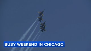 Busy weekend in Chicago includes Air and Water Show Northalsted Market Days [upl. by Alex]