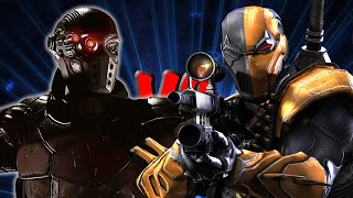 Deadshot vs Deathstroke Rap Battle  Extended  Remastered [upl. by Schreck545]