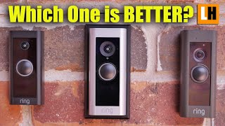 Ring Pro 2 vs Ring Pro vs Ring Wired Doorbell  Comparison of Features Video amp Audio Quality [upl. by Eastman]