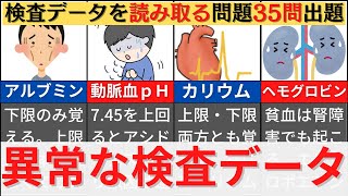 【データの覚え方のコツも公開！】検査データの読み取り問題を３０問以上出題 [upl. by O'Donovan]