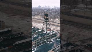 Detroit’s apocalyptic Packard Plant ruins 🏚️ shorts drone [upl. by Araihc544]