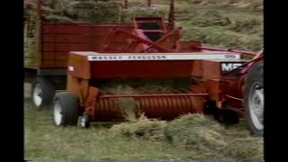 Massey Ferguson Balers and Hay Tools 1980 [upl. by Aramot]