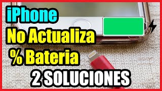 No Baja el Porcentaje de la Bateria en iPhone I 2 Soluciones 2024 [upl. by Valli]