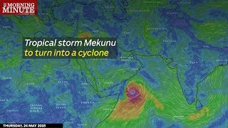 Tropical storm Mekunu to turn into a cyclone [upl. by Strander]