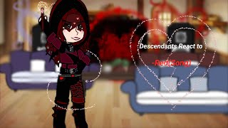 Descendants OG CharactersFtRed and Uma react to Red Song [upl. by Airyk]