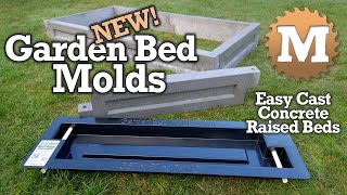 Concrete Raised Garden Bed Molds  Plastic ABS Portland Cement based Forms [upl. by Ennywg]