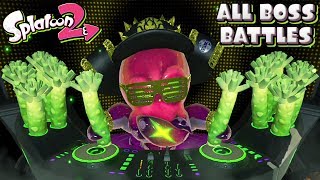 Splatoon 2  All Bosses [upl. by Avonasac391]