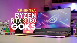 CYBERPUNK 2077 Setting Ultra 60 FPS Di Laptop   HandsON ASUS ROG Strix SCAR 15 G533QS [upl. by Rondon]