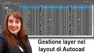 Gestione layer nel layout di Autocad [upl. by Nerval]