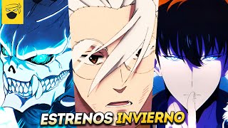 🔥 ESTRENOS ANIME POTENTES TEMPORADA INVIERNO 2025 🔝 Enero febrero y marzo [upl. by Varin]