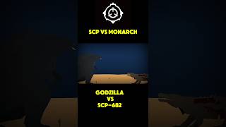 Scp 682 vs Godzilla foryou scpfoundation scproject scp monarch godzilla scp682 [upl. by Margreta]