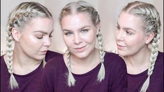 How To French Braid Your Own Hair Step By Step For Complete Beginners  FULL TALK THROUGH [upl. by Emad812]