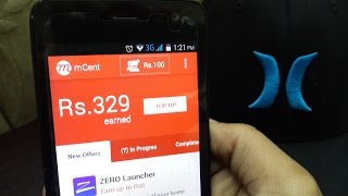 How to Get FREE MOBILE RECHARGE By Using mCent AppLatest Trick 2017 [upl. by Aisor763]