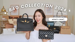 LUXURY BAG COLLECTION amp REVIEW 2024  a lot of new purchases 🥰 [upl. by Naitsirt]