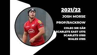 PLAYER HIGHLIGHTS 202122  JOSH MORSE  PROPBACKROW [upl. by Wescott]