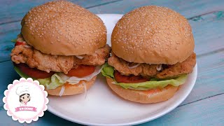 🍔 Try Making The Crispy Chicken Sandwich At Home Food Recipe  Subtitles  KN Home 25 [upl. by Ellette]