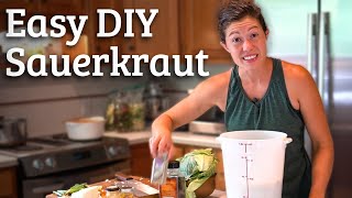 How to make Saurkraut 3 ingredients towards better health [upl. by Madoc]