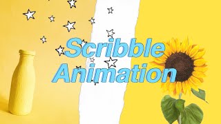 SCRIBBLE LINE ANIMATION GREEN SCREENS [upl. by Buiron792]