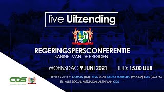 REGERINGS PERSCONFERENTIE 9 JUNI 2021 [upl. by Didier]