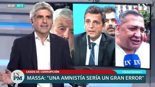 Amnistía por corrupción fuerte cruce entre Julio De Vido y Sergio Massa [upl. by Lammond]