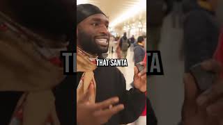 Bro Met The Wrong Santa 😭 christmas santa funny [upl. by Joacima]