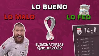 Lo bueno lo malo y lo feo de las Eliminatorias Qatar 2022 [upl. by Shulem]