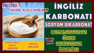 İngiliz Karbonatı Nedir Alkali Su Nasıl Hazırlanır İngiliz Karbonatı ile Zayıflanır mı [upl. by Arramas]