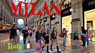 MILAN  Urban Life  Italy 🇮🇹 walk  4K City Life [upl. by Boor146]