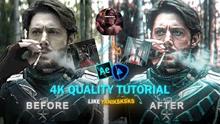 4K Quality  CC Like yaniksksks Tutorial  After Effects  Topaz [upl. by Ppik]