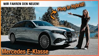 Mercedes EKlasse im Test 2025 Wir fahren den NEUEN Plug in Hybrid Fahrbericht  TModell E 300 e [upl. by Civ]