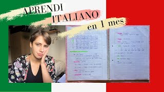 Como aprendí Italiano en 1 mes [upl. by Beutner]