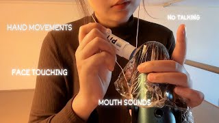 ASMR  Hand movements  Mouth Sounds  Face Touching  Visual Triggers [upl. by Atiek419]