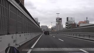 【車載動画ＦＨＤ】～阪神高速１３号東大阪線・環状線（東大阪ＪＣＴ→夕陽丘）～ [upl. by Norihs802]