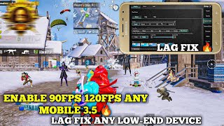 Enable 120 FPS 🔥 Best Gfx Tool For Pubg amp BGMI 90 FPS UNLOCKED  bgmi lag fix  bgmi 35 update [upl. by Arim]