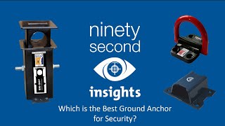 Which is the best Ground Anchor for Security  a 90 Second Insight video [upl. by Eelak247]