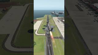 F35 short ski jump takeoff simulated [upl. by Nitsrek]