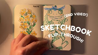 2nd Sketchbook FlipThroughTour Is finally OUT✨ [upl. by Featherstone]