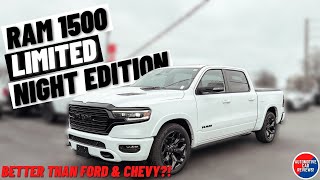 2022 RAM 1500 LIMITED NIGHT EDITION InDepth Review  Better Than Ford amp Chevy [upl. by Saltsman]