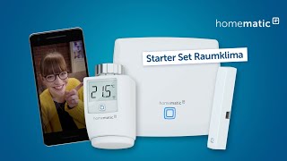 Homematic IP – Wir geben Deutschland das SmartHomeGefühl 📱🏡👀 – Starter Set Raumklima extended [upl. by Melburn]