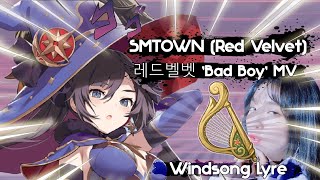 SMTOWN Red Velvet 레드벨벳 Bad Boy MV  Genshin Impact  Windsong Lyre [upl. by Nrubyar802]