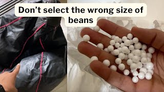 Filling Beans in my Bean bag  Should i Buy [upl. by Tnecnivleahcim755]